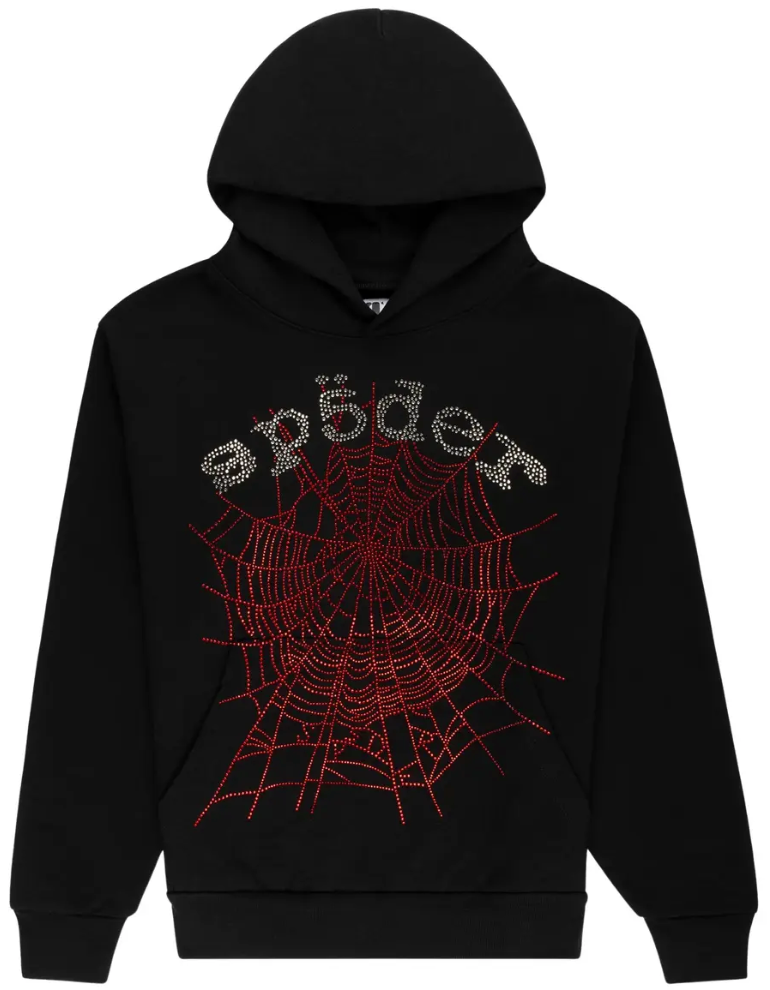 Sp5der Black Rhinestone OG Web V2