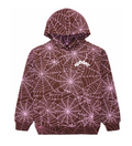 Sp5der Aop Brown Hoodie