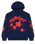 Sp5der Navy Beluga Hoodie