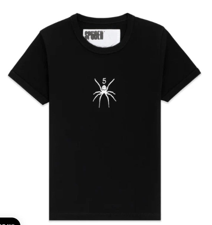Sp5der Black Signature Tee