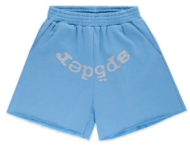 Sp5der OG Web V2 Sweatshort Dusty Blue