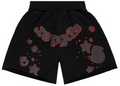 Sp5der Black Beluga Outline Shorts
