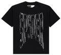 Sp5der Black Collegiate SS Tee