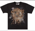 Sp5der x Travis Scott Cactus Jack Airbrush T-shirt Black