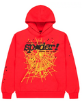 Sp5der Red Punk v2 Hoodie