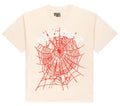 "Sp5der Legacy Logo Heavyweight Tee Cream"