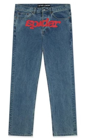 Sp5der V3 Indigo Denim Light Wash Denim
