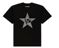 Sp5der Black Star Rhinestone Tee
