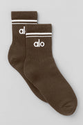 Unisex Half-Crew Throwback Sock