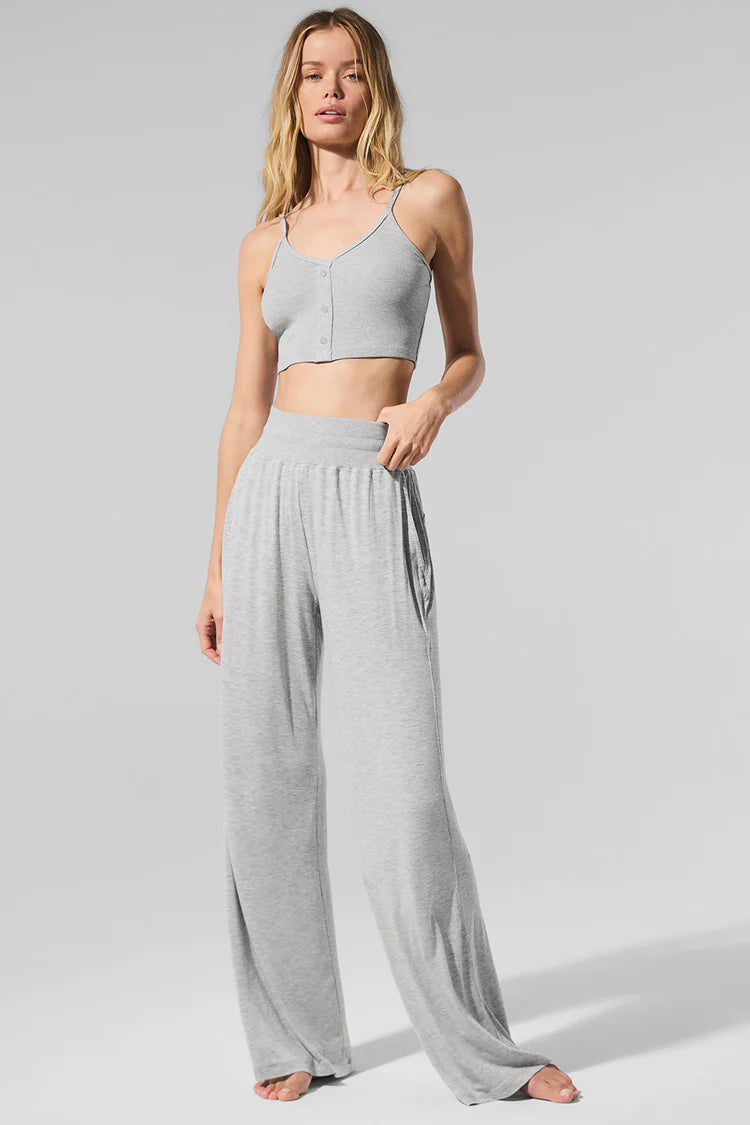 Alo Semi-Sheer Delicate Lounge Flare Pant