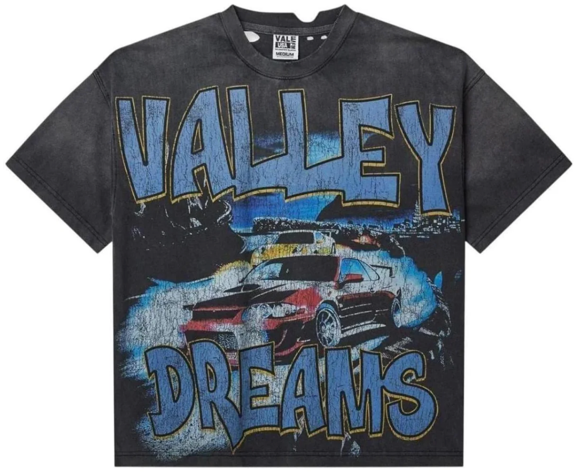 Vale forever Valley Dreams Racing Tee Black