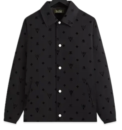 Kith x Columbia Monogram Coach Jacket Black