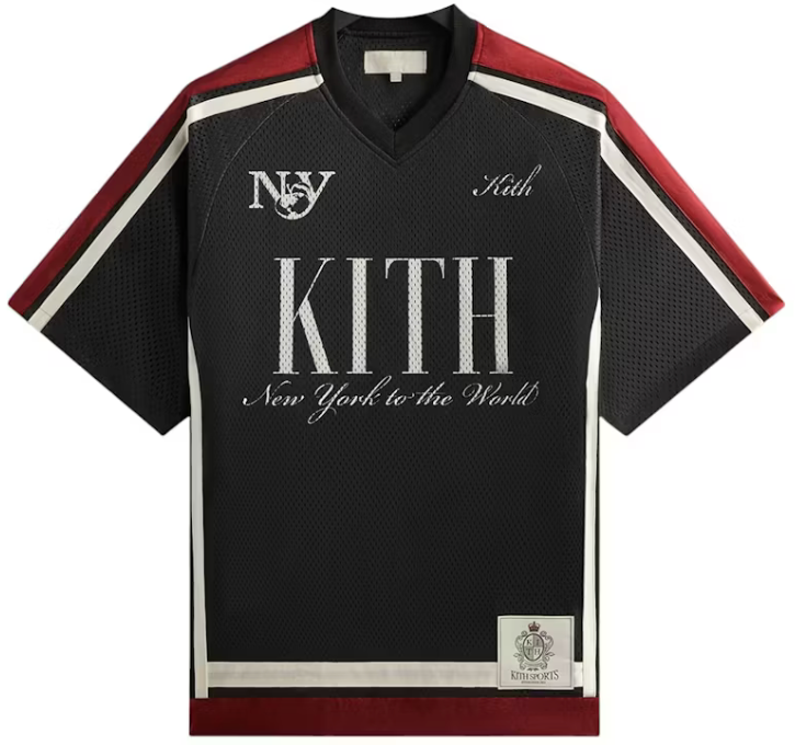 Kith Mesh Leon Jersey Black