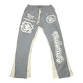 Hellstar Flare Sweatpants School Of Enlightenment - Grey