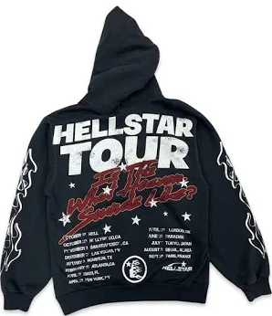 Hellstar Records Hoodie - Black