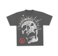 Hellstar Crowned Skull Tee - Grey