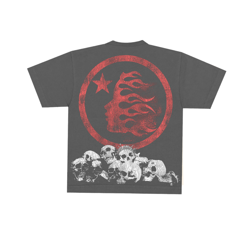 Hellstar Crowned Skull Tee - Grey
