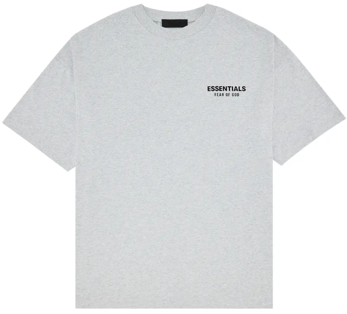 Fear of God Essentials Light Heather Grey Tee