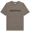 Fear of God Essentials Taupe Front Logo Tee