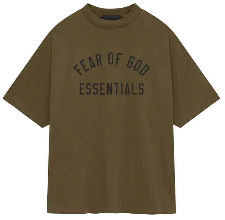 Fear of God Essentials Olive Tee