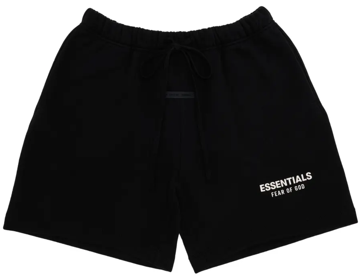 Fear of God Essentials SS25 Jet Black Shorts