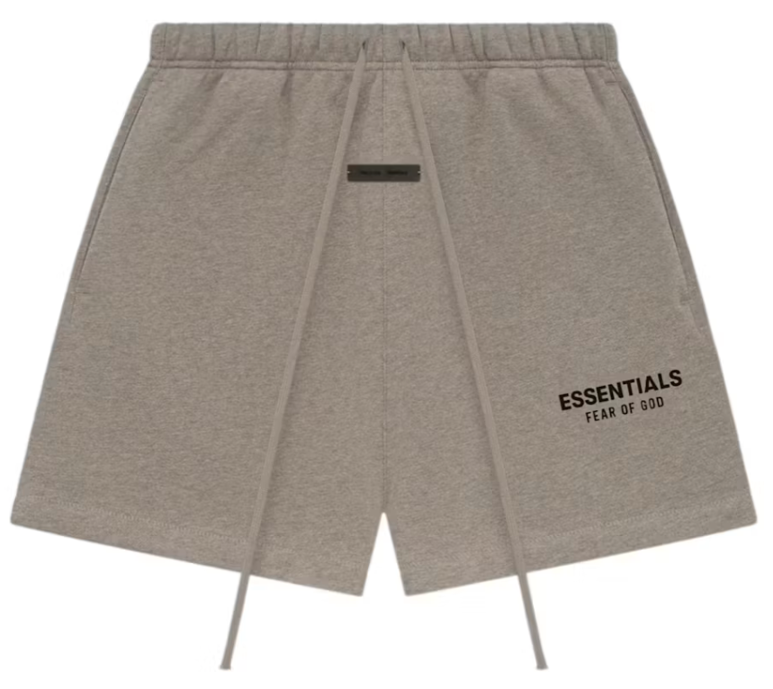 Fear of God Essentials SS25 Homestead Heather Grey Shorts