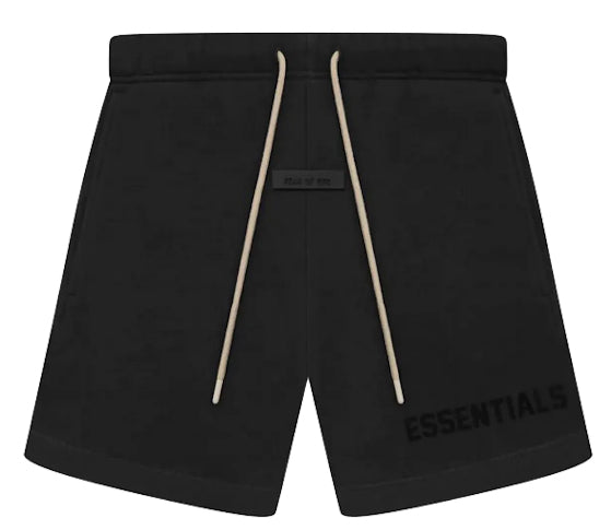Fear of God Essentials Off Black Shorts