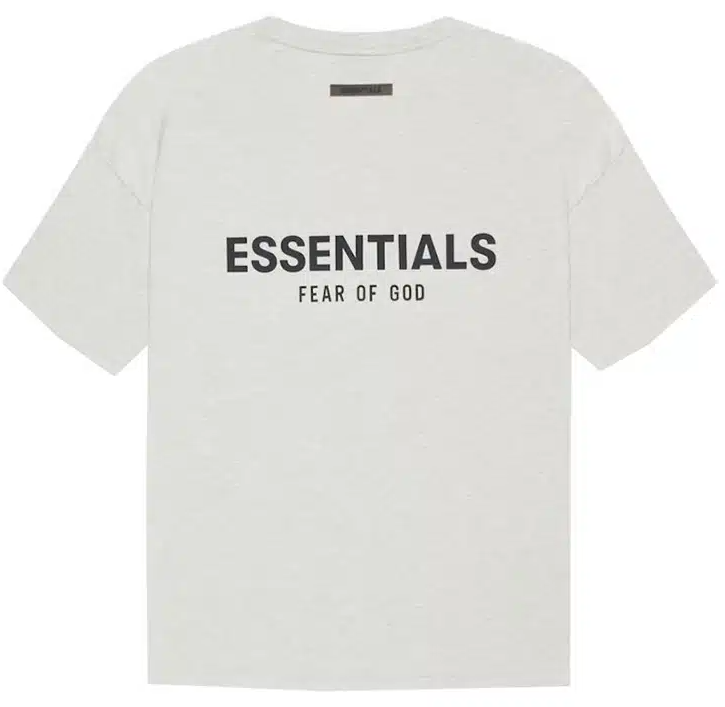 Fear of God Sage Light Heather Oatmeal Tee Back Logo (SS21)