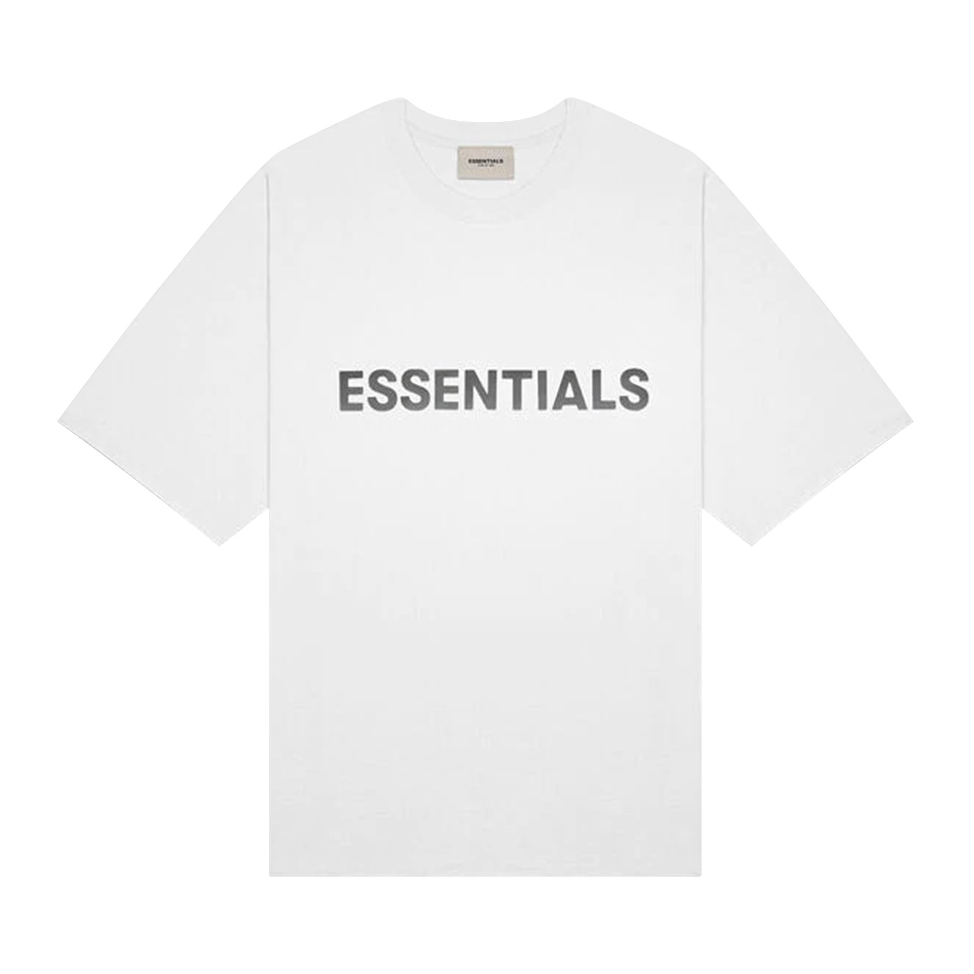 Fear of God Essentials White Front Logo Tee