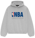 Fear of God Essentials NBA Light Heather Grey Hoodie