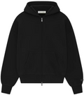 Fear of God Essentials Jet Black Zip Up FW25