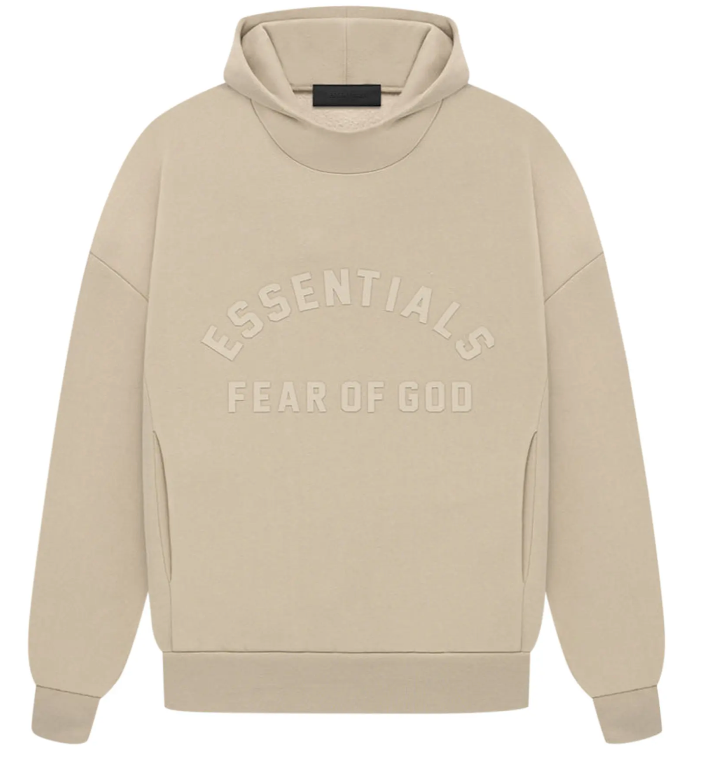 Fear of God Essentials Dusty Beige Hoodie)