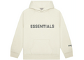 Fear of God Essentials Cream Front Logo Hoodie (SS20)