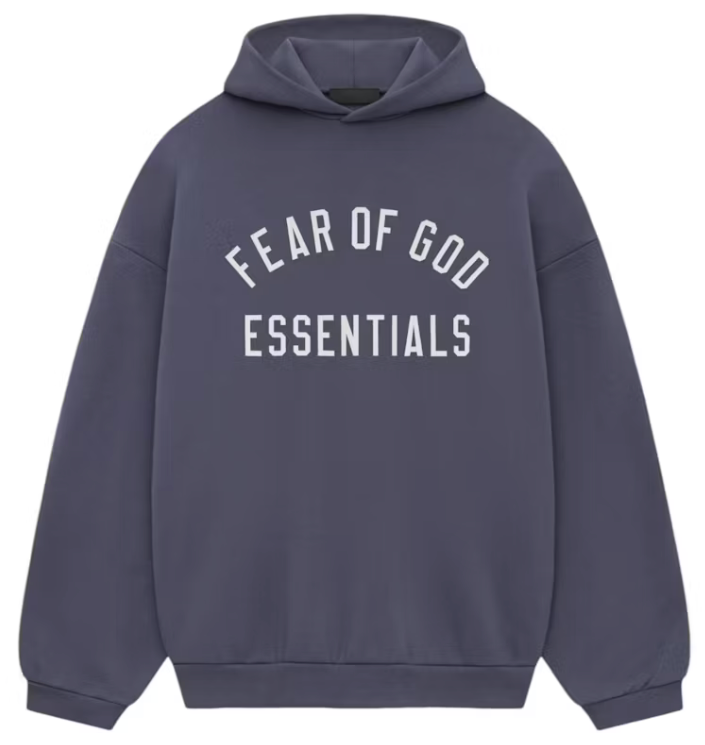 Fear of God Essentials Hoodie Marine FW24