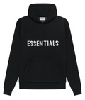 Fear of God Essentials Black Knit Pullover Hoodie (SS21)