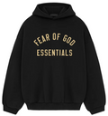 Fear of God Essentials Hoodie Black FW24