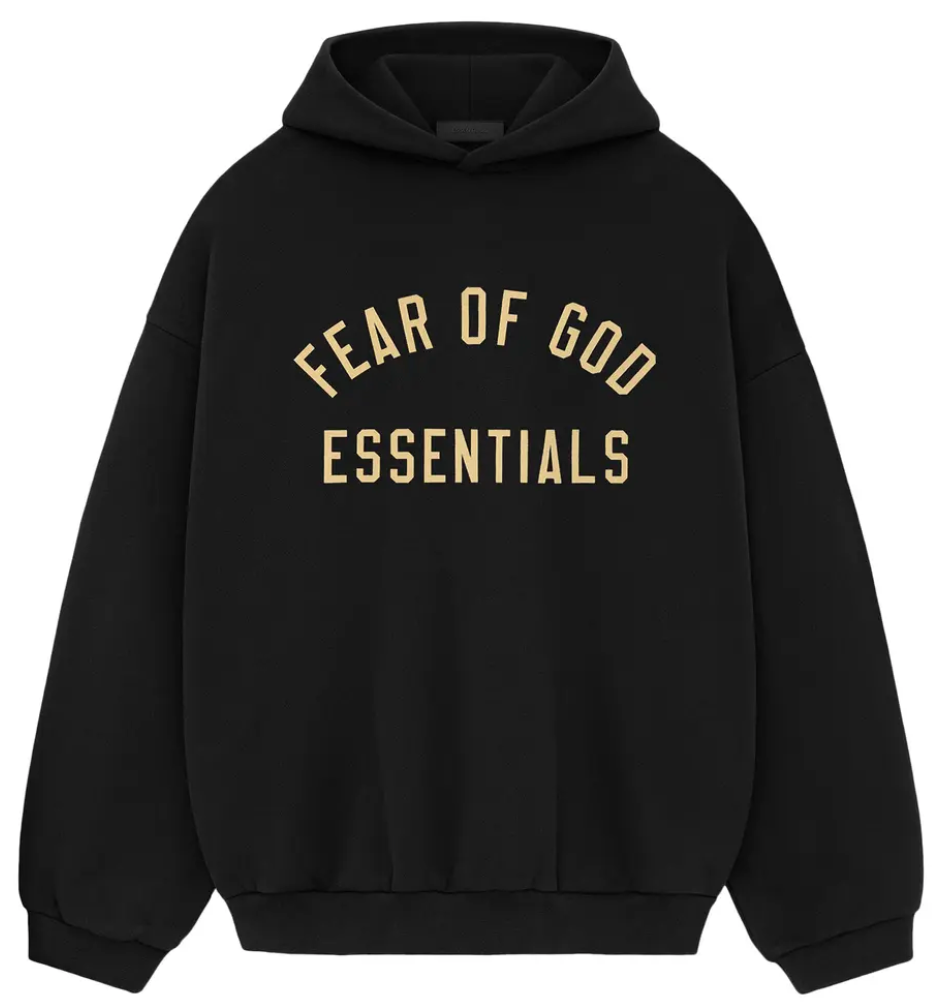 Fear of God Essentials Hoodie Black FW24