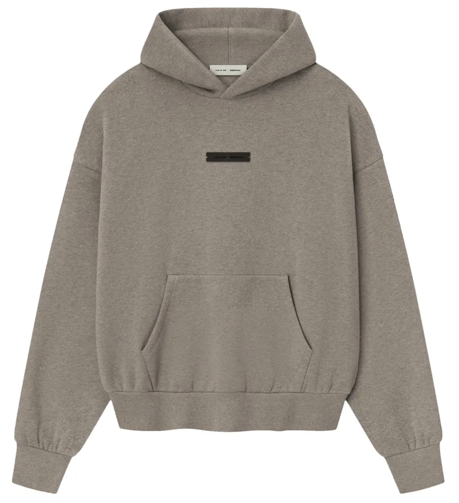 Fear of God Essentials SS25 Homestead Heather Grey Hoodie