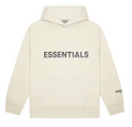 Fear of God Essentials Cream Front Logo Hoodie (SS20)