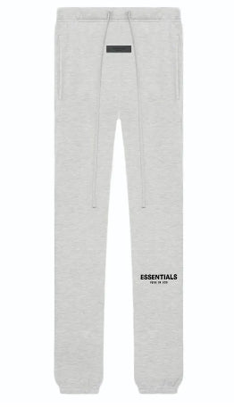 Fear of God Essentials Light Oatmeal SS22 Sweatpants (Velvet)