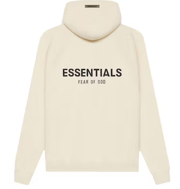 Fear of God Essentials Cream Back Logo Hoodie (SS21)