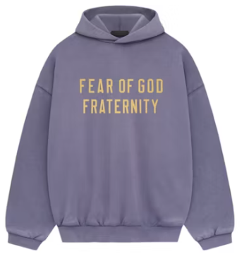 Fear of God Fraternity Essentials Heavy Fleece Hoodie - Lavender