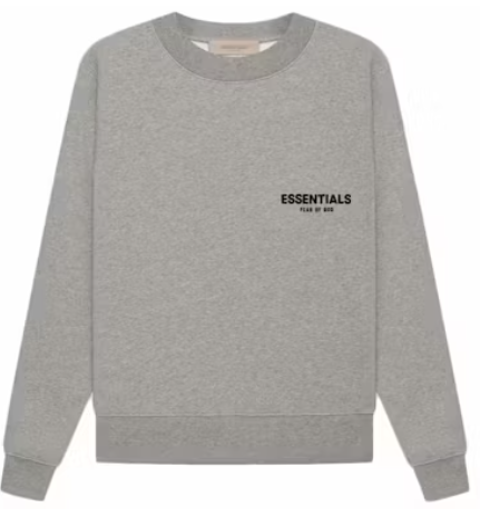 Fear of God ESSENTIALS Essentials Crewneck (SS22) - Dark Oatmeal
