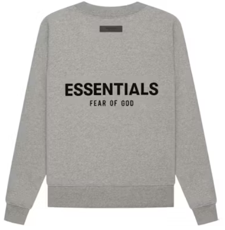 Fear of God ESSENTIALS Essentials Crewneck (SS22) - Dark Oatmeal