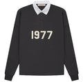 Fear of God ESSENTIALS 1977 Rugby Long Sleeve Tee - Black