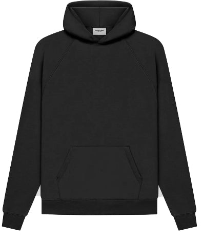 Fear of God ESSENTIALS Black Back Logo Hoodie (SS21)