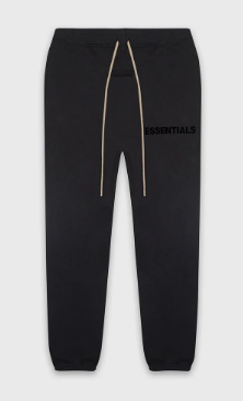 Fear of God ESSENTIALS Jet Black Sweatpants