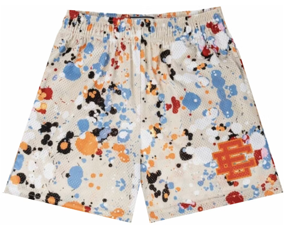 Eric Emanuel EE Basic/Core ShortWhite Splatter