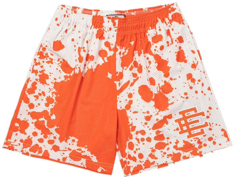 Eric Emanuel EE Basic/Core ShortOrange Paint Spill