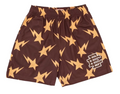 EE x Bape Miami Basic Shorts Brown